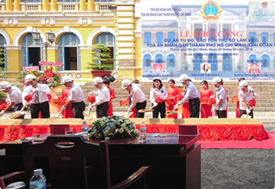 Lễ khởi công Dự án tu bổ, bảo tồn trụ sở làm việc TAND Thành phố Hồ Chí Minh