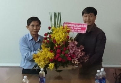 Lãnh đạo quận Tân Bình đến thăm và chúc mừng Công ty ICP nhân ngày doanh nhân Việt Nam 13/10